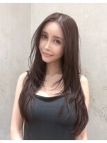 ロンドアベニール 北千住(Lond avenir)&nbsp;結べるレイヤーカット/グレージュブラウン/韓国巻き/顔周り