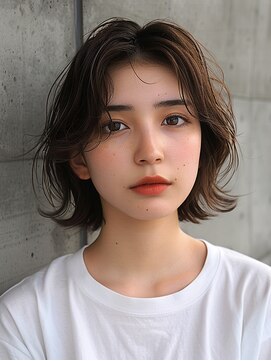 赤れんがアネックス(ANNEX) 外ハネボブ レイヤーカットデジタルパーマ 30代40代50代60代◎