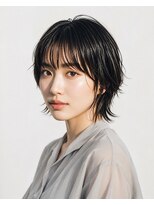 ウィールール 札幌店(WE RULE)&nbsp;20代30代 大人かわいいショートウルフ 顔まわりレイヤー