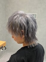 ヘアデザインファブロ イオンモール宮崎店(hair design FABRO.) 【メンズウルフ/デザインカラー/ハイトーン】