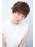 【morio池袋】大人かわいい無造作パーマ小顔ショート