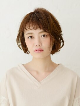 アース 沖縄新都心店(HAIR&MAKE EARTH) 大人かわいい♪オン眉×美人ショートボブ