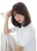 内巻きワンカールルで