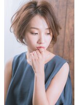 ネオリーブ ジューク 日吉店(Neolive JuQ)&nbsp;【日吉 neoliveJuQ】ひし形　ショート　グレージュ