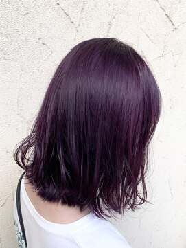 リー ヴィータ 上新庄(Lee Vita) ラベンダーボブ/ピンクパープル/ダブルカラー/外ハネボブ