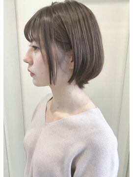 ヘアーデザイン リボン(hair design Ribon) アッシュベージュカラー×小顔ショート♪