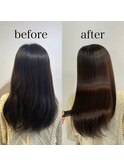 髪質改善水素トリートメント〇