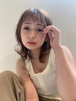 サロンド ハル 国分寺店(salon de HALU)&nbsp;切りっぱなしロングボブ小顔ストカール[国分寺/国分寺駅]