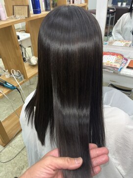 レオ 幸手(Leo) 髪質改善トリートメント★ハイライトミルクティベージュ白髪染め