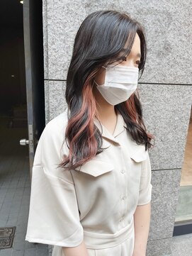 チェレ アズーリ 狭山店(Chere azuri) はっきり分かるお洒落なインナーカラー/ベビーピンク