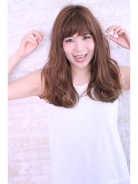 ソア 武蔵小杉(SOAR) ショコラアッシュとふんわりカールの小顔ヘルシースタイル