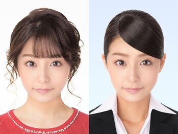 スタジオノールス(hairmake & photo STUDIO NORLUSS)の写真/”撮り直し割引アリ！”就活用証明写真撮影プランあり◎印象の良い就活メイク＆ヘアはプロの手で☆