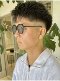 刈り上げ薄めbarberstyle/メンズ刈り上げ/短髪