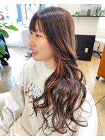 シュヴー 築地(CHEVEUX)&nbsp;透明感ベージュ×オレンジインナー