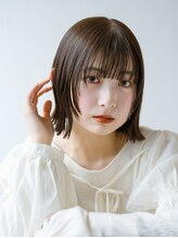 エイト(eight)&nbsp;ナチュラル長めボブ前髪あり【20代30代40代50代◎】