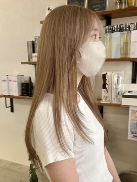 ソソ(soso) 【soso 伊勢田】ミルクティーベージュ【横浜/ブリーチ】