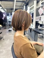 ブレス ヘアデザイン(BLESS hair design)&nbsp;大人かわいい愛され小顔カット前髪ピンクブラウン美髪