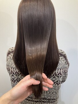 クク(coucou) 髪質改善カラー×透明感ブラウンベージュ