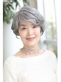 グレージュショート
