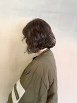 ヘアサロン エン(hair salon en.)&nbsp;ウェットすぎないラフなボブパーマ
