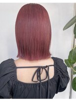 エース (ACE)&nbsp;【ACE横浜】ワインレッド×切りっぱなし