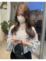 ボトル(bottle) sheer gray beige