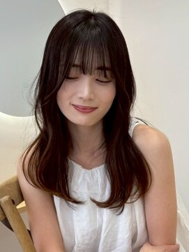 ハニー 町田(HONEY) くびれレイヤー/地毛/ダークベージュ/髪質改善/バイカルテ1