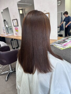 シルエットヘアメイク(silhouette hair make) 王道♪ストレート×セミロング