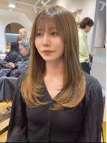 ヴィンス(vince)&nbsp;韓国くびれ/ロングレイヤー/オルチャン/小顔前髪/顔まわり/艶髪