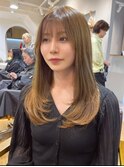 韓国くびれ/ロングレイヤー/オルチャン/小顔前髪/顔まわり/艶髪