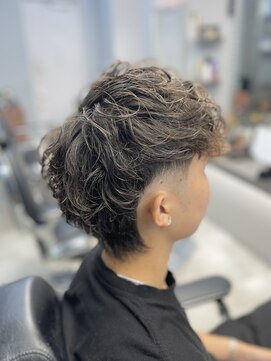 刈部倶楽舞 ショートマレット/ウルフ/スペインカール/フェード
