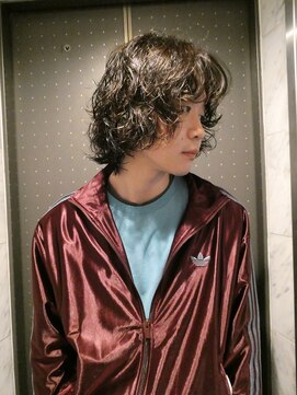 メンズ シイ(MEN’S SIE) メンズボブウルフ×スパイラルパーマ