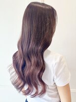 へアメイクワンプラス 四日市(HAIR MAKE ONEplus)&nbsp;冬の大人可愛い◎ブリーチなしピンクブラウン×丸みレイヤー40代