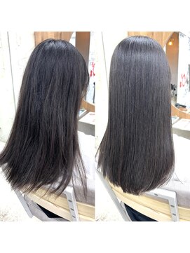 髪質改善ストレート