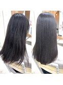髪質改善ストレート