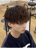 【縦落ちマッシュ】ツイストスパイラルパーマ