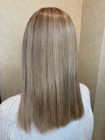アース コアフュールボーテ 諏訪店(EARTH coiffure beaute)&nbsp;ミルクティーベージュケアブリーチ韓国