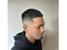 【　メンズ　】スキンフェードカット《襟&眉剃り付き》￥4800→￥4000