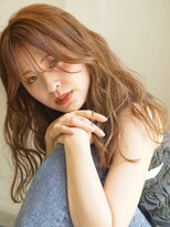 パール(PearL)&nbsp;【PearL】ミルクブラウン/デジタルパーマ/透明感カラー/前髪