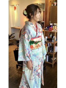 ヘアーデザイン アブー(hair design A BOO) 成人式☆可愛く♪