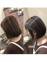 リズ オブ ヘアー(Lis of hair) ショートボブ☆スモーキーグレー【大橋】@lis_oohashi