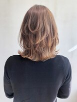 アイティー バイ アルバム 中野店(IT by ALBUM) ウルフロブ_アッシュブラウンネオウルフ外ハネボブ_ba278661