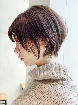アイティー バイ アルバム 中野店(IT by ALBUM) ショートボブ_スリークボブ厚めバングローライト_ba286292