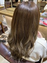 エイト 溝の口店(EIGHT)&nbsp;【EIGHT溝の口】お客様スタイル_デザインカラー切りっぱなしボブ