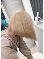 ルーブ トウキョウ(Loob. TOKYO)&nbsp;ハイトーンベージュカラー（ミルクティーベージュカラー）×ボブ