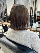 シスタ(SISTA)&nbsp;【SiSTA】田中ショコラベージュ切りっぱなし外ハネボブ