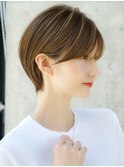 前髪あり大人ショート20代30代40代【AIN.表参道】川原大地