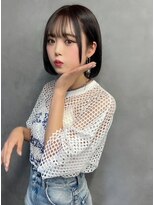 アイユー(ii+U)&nbsp;大人可愛い20代30代小顔丸みショートボブマッシュ