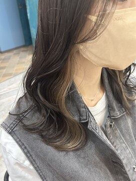 アルーシェ 心斎橋(Alushe) イヤリングカラー×ミルクティーベージュ