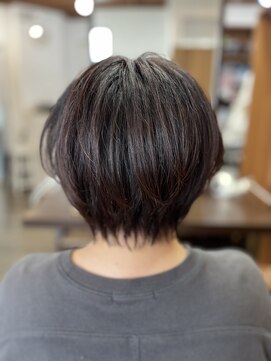 オダンゴヘアー(odango hair) short bob